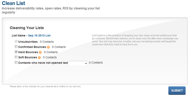 cleaning list
