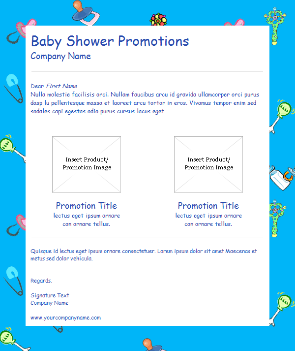 Promociones - Baby Shower Promotion