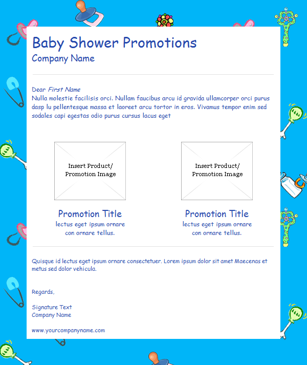 Promociones - Baby Shower Promotion Promociones - Baby Shower Promotion