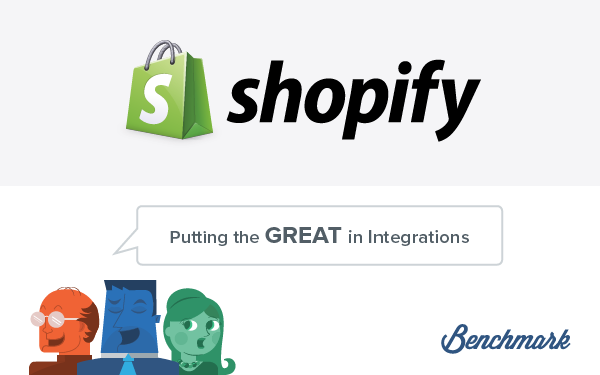 O e-commerce e o e-mail marketing são melhores amigos com a integração da Benchmark Email e o Shopify