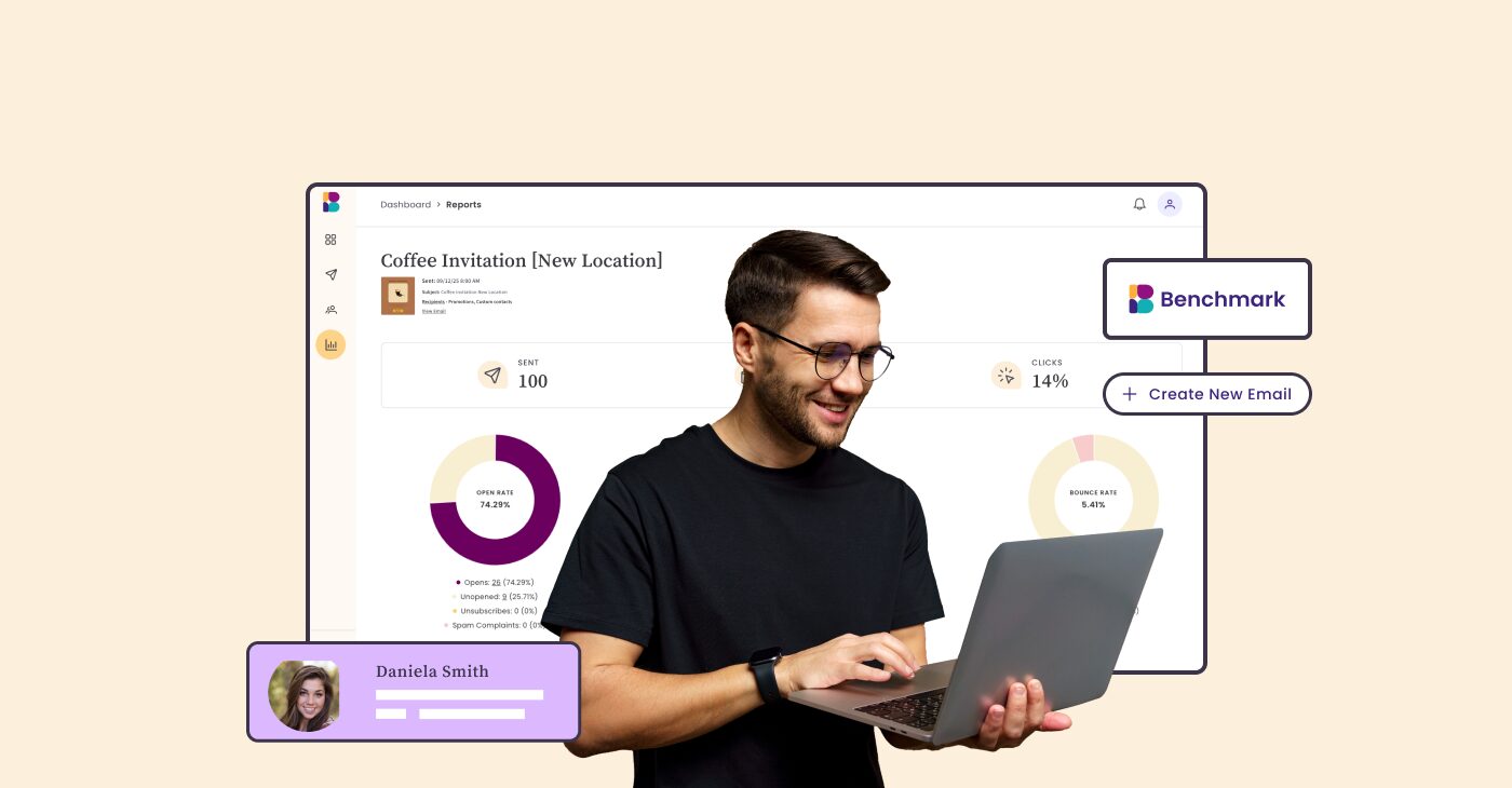 Email Marketing reimaginado: Diga olá para a próxima geração da Benchmark Email
