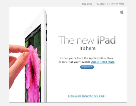 Para Vender el Nuevo iPad, Apple y Best Buy Utilizan Email Marketing Diferente