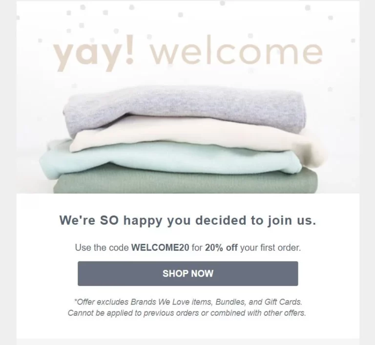 ejemplo de personalizacion en email marketing de Colored Organics