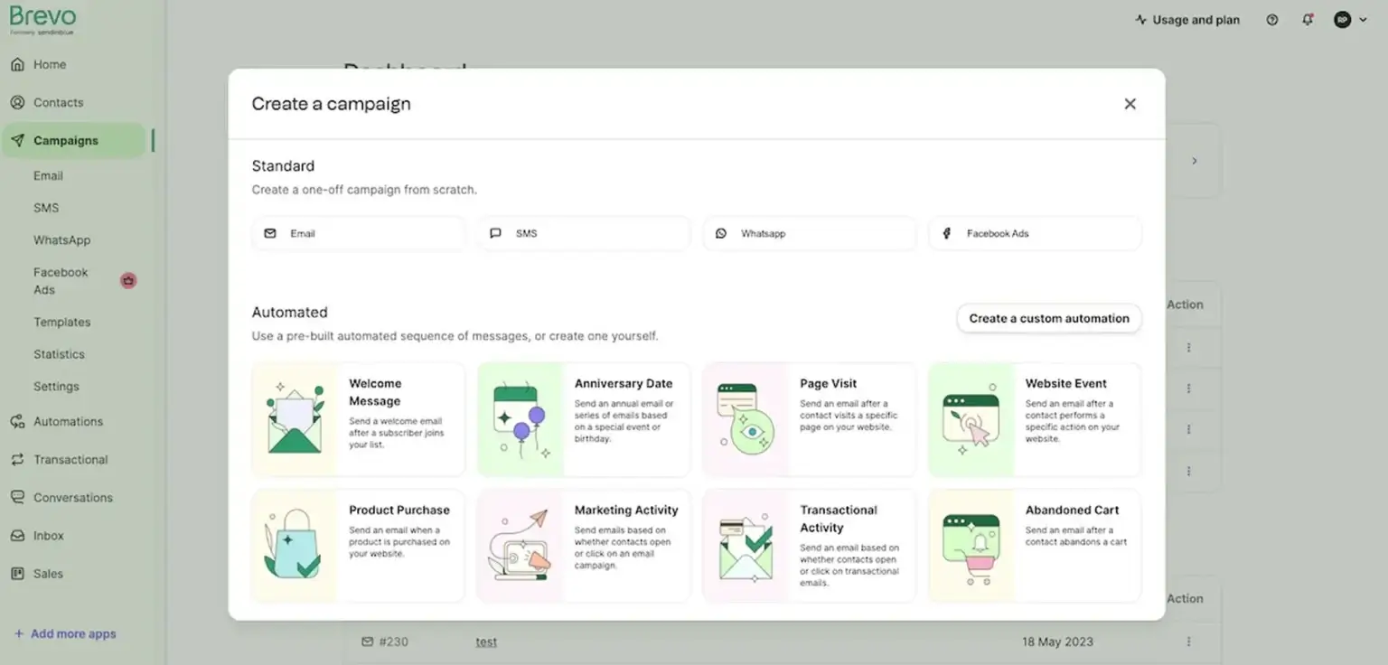 Brevo (antes Sendinblue) marketing multicanal asequible
