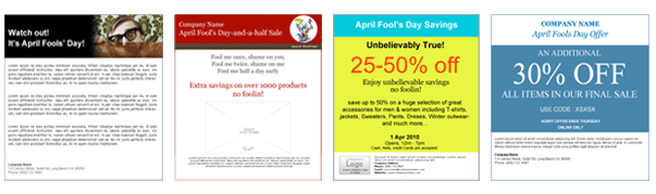 April Fools Day Email Templates