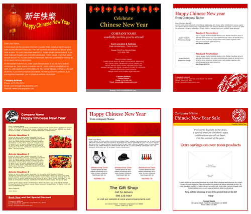 chinese new year email