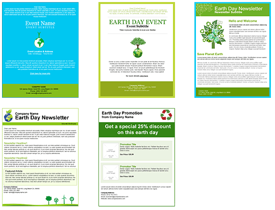 earth day templates