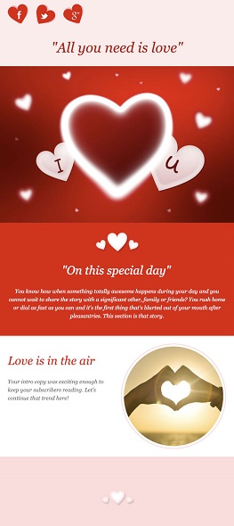 Valentine’s Day Email Templates