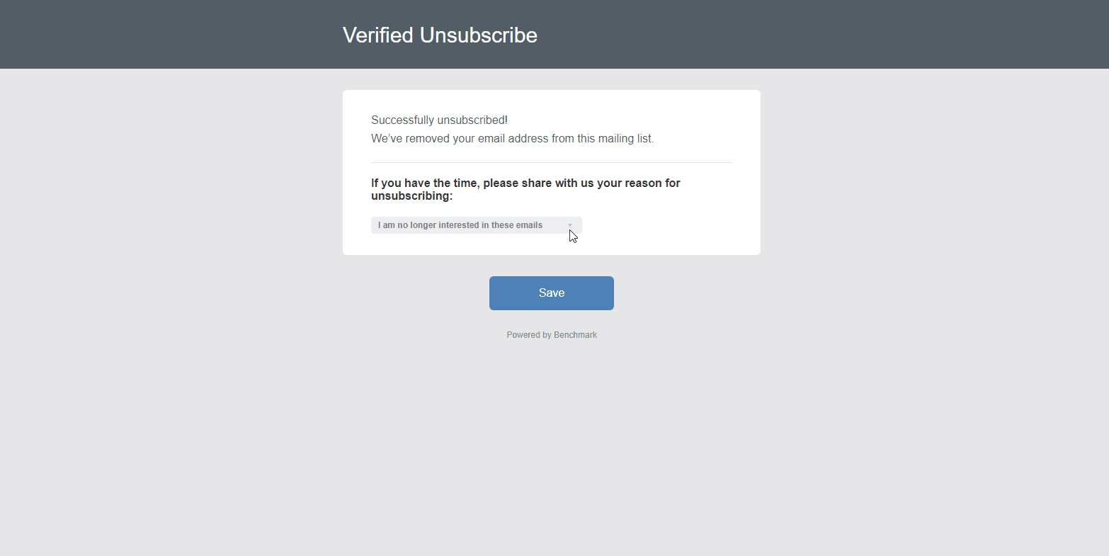Unsubscribed advise Unsubscribed forecast