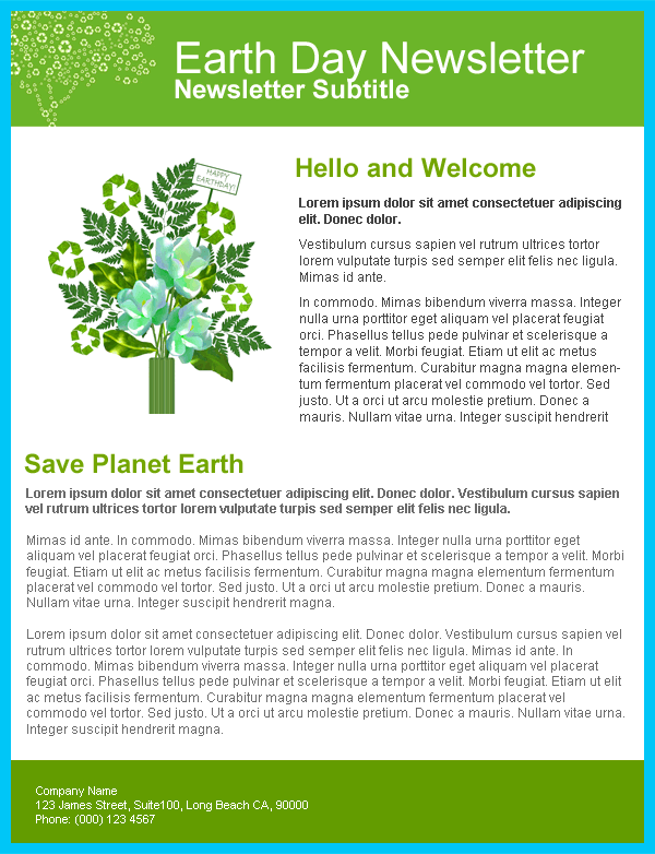email templates april 22nd is earth day earth day newsletter earth day templates