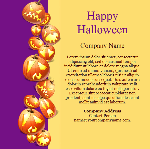 email templates cards halloween card