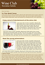 club newsletter templates free
