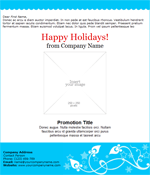 happy holidays email template
