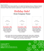 happy holidays email template