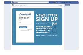 newsletter sign up templates
