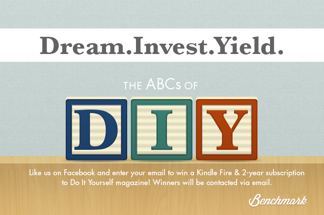 Win a Kindle Fire in Benchmark’s New DIY Series