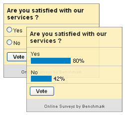 New Feature: Add Online Polls to your Website!