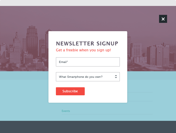 Popup Signup Forms