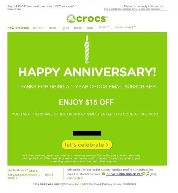 crocs vip code