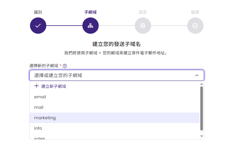 網域驗證
