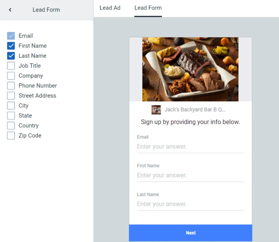 Benchmark’s array of email layouts provides numerous templates that can be filtered by app integrations you want to include: eBay, Eventbrite, Facebook, LinkedIn, SurveyMonkey, and Twitter.