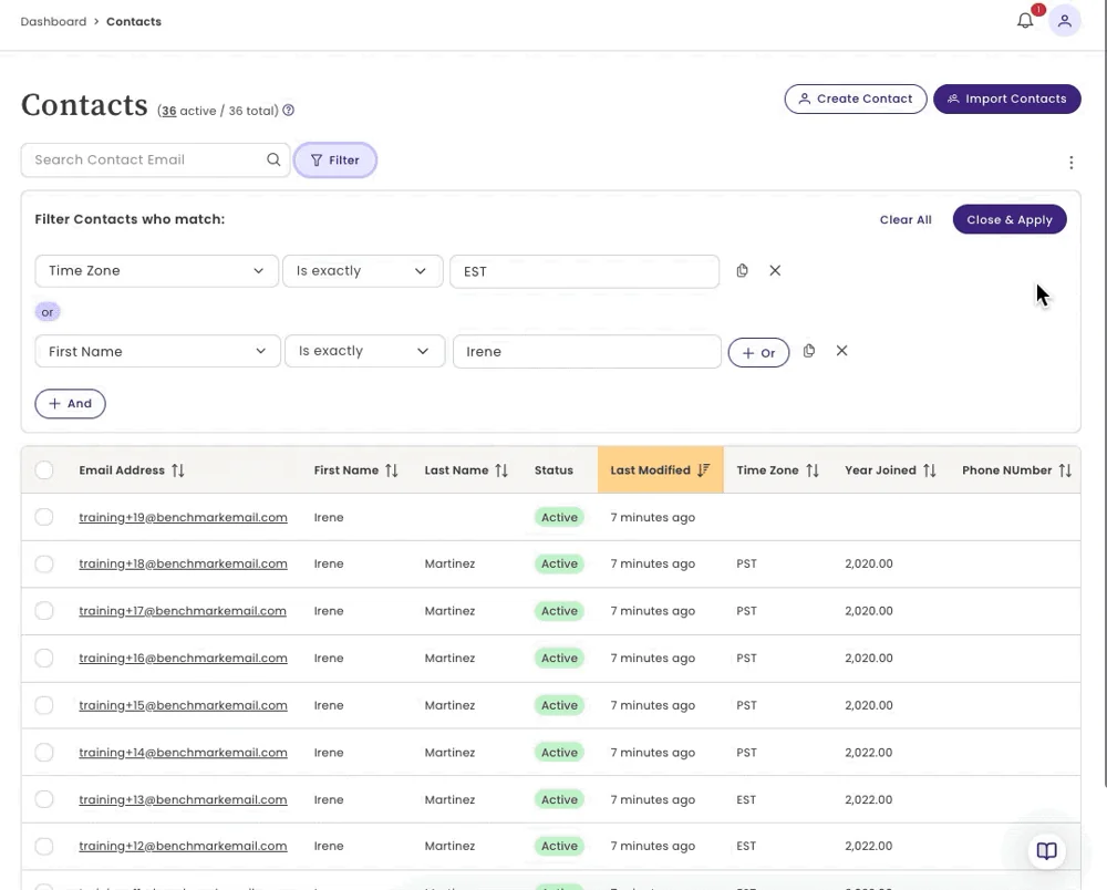 Constant Contact’s automation templates include automation paths for win-back series, abandoned cart by location, abandoned cart by value, members added to specific list, welcome by SMS, and welcome by email.