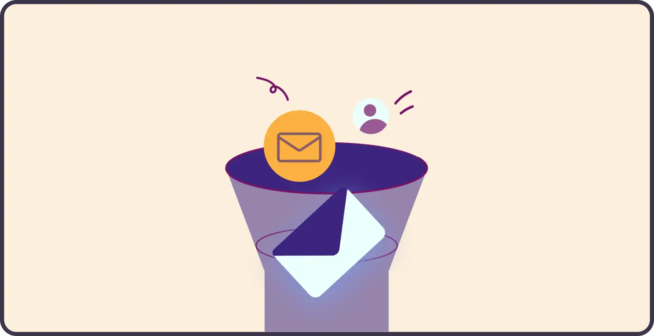 A timed sequence of email drip campaigns