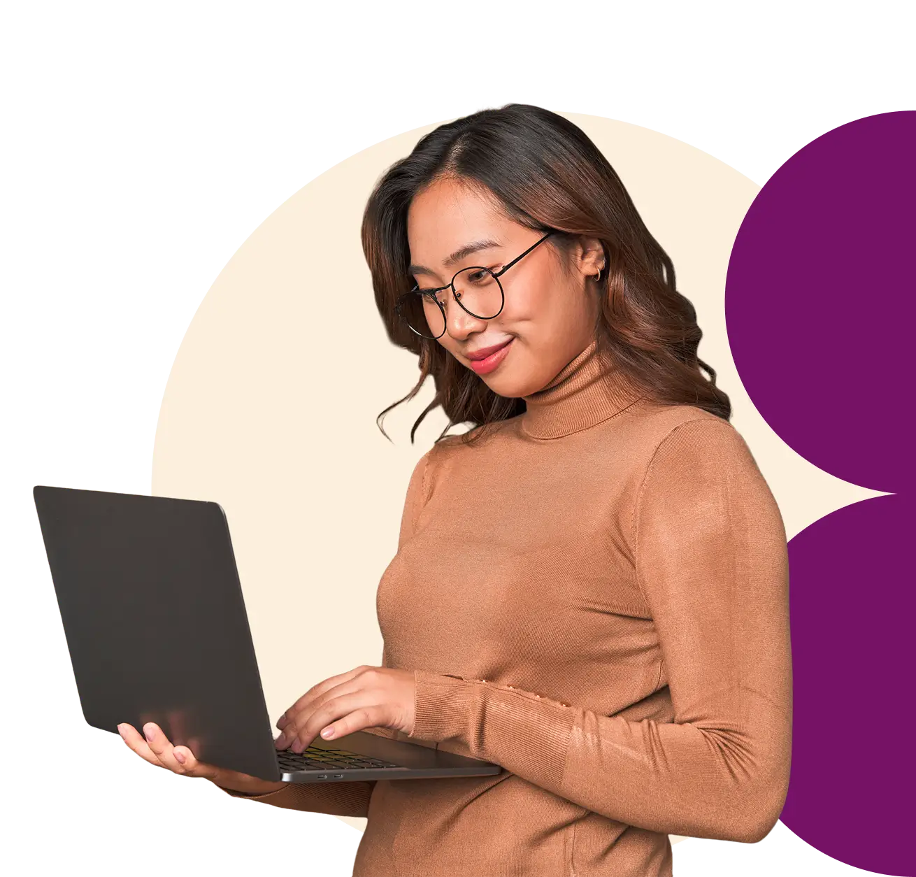 A marketer managing contacts with Benchmark Email