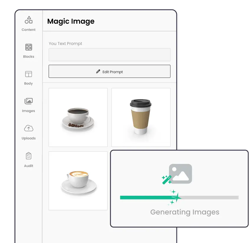 Benchmark AI-powered image generator