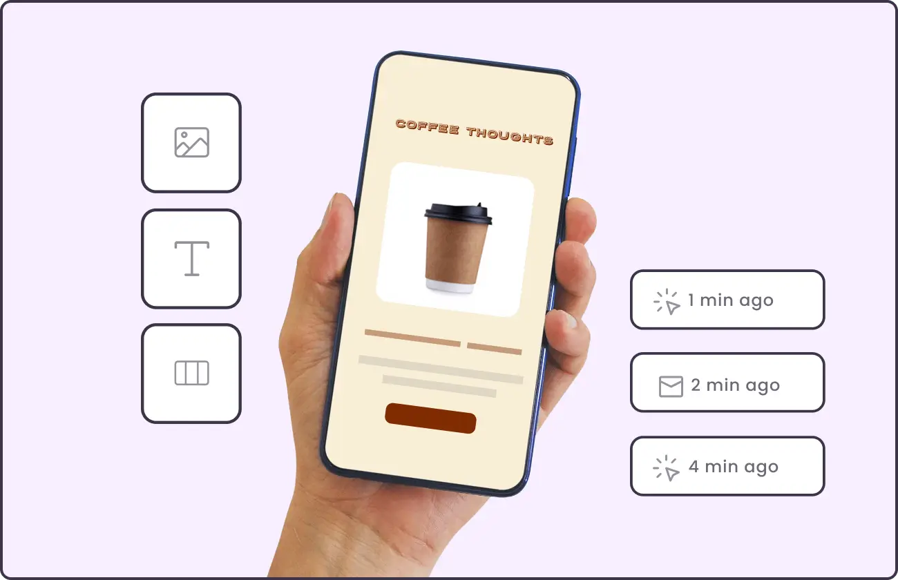 A mobile-optimized Benchmark email preview