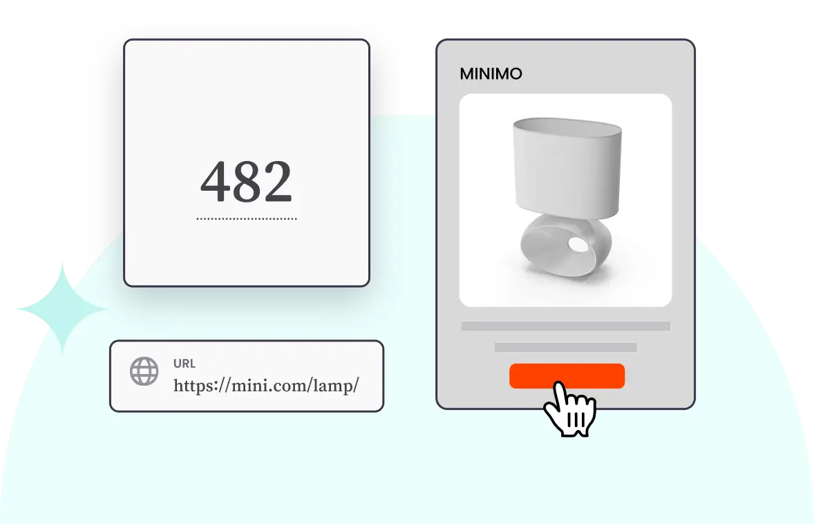 Link click tracking inside an email campaign