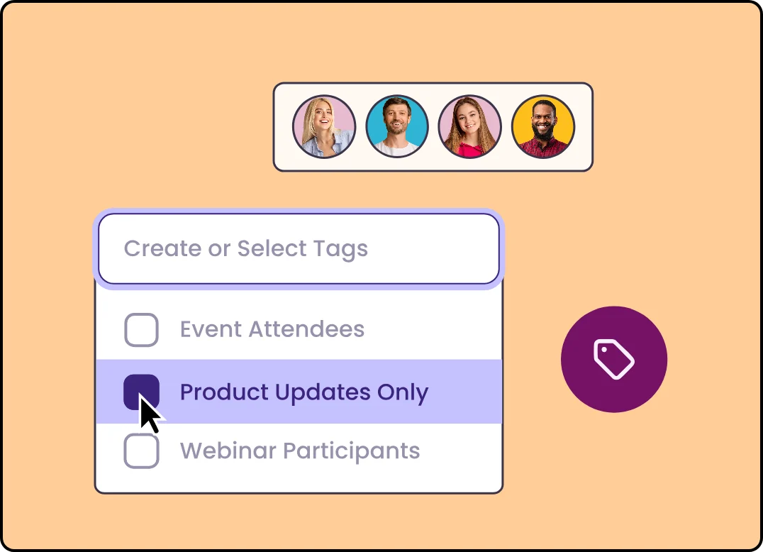 Email Personalization interface illustration