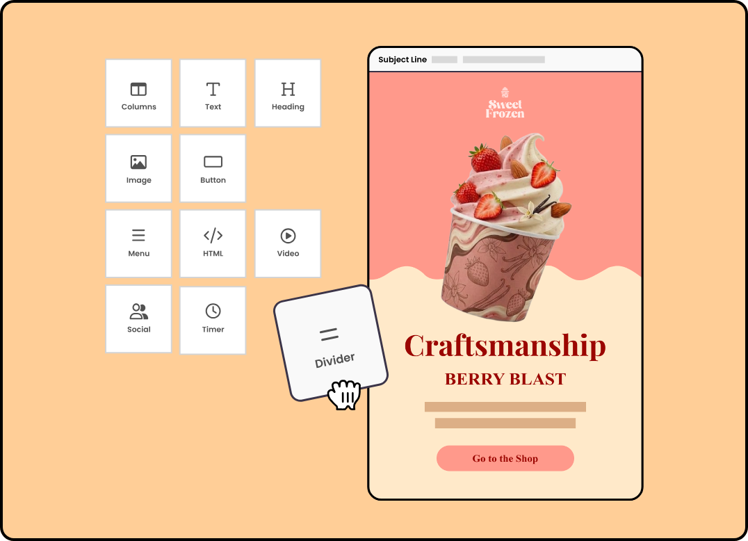Email Templates interface illustration