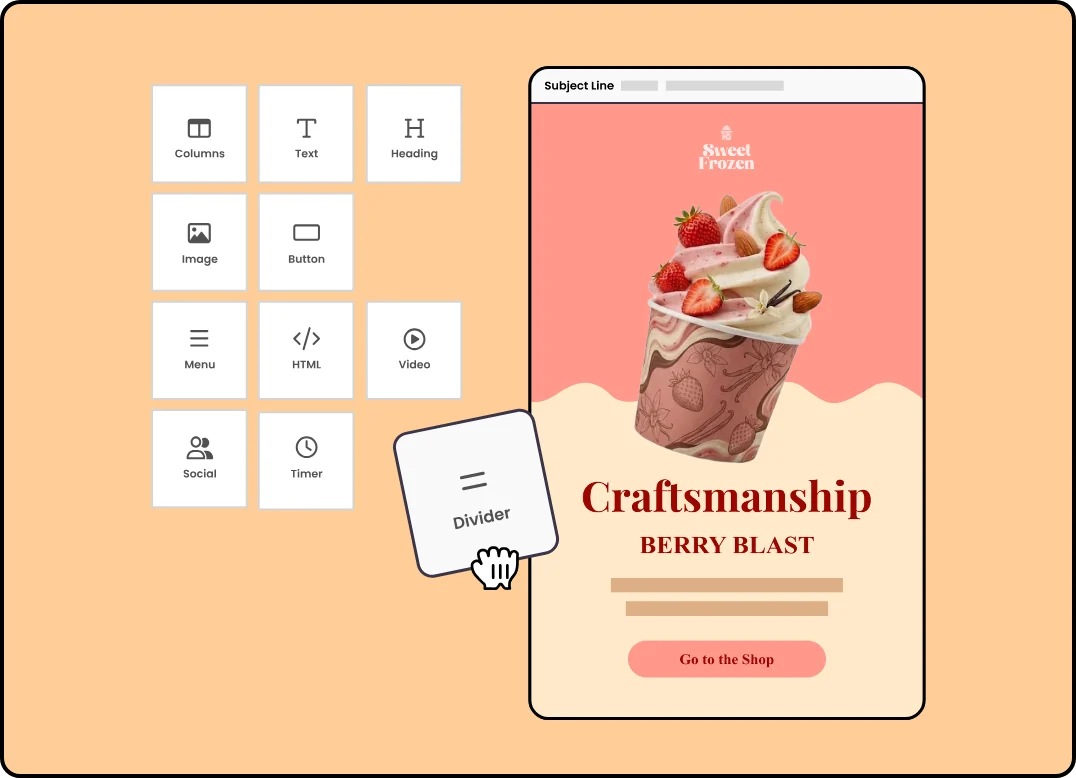 Email Templates interface illustration