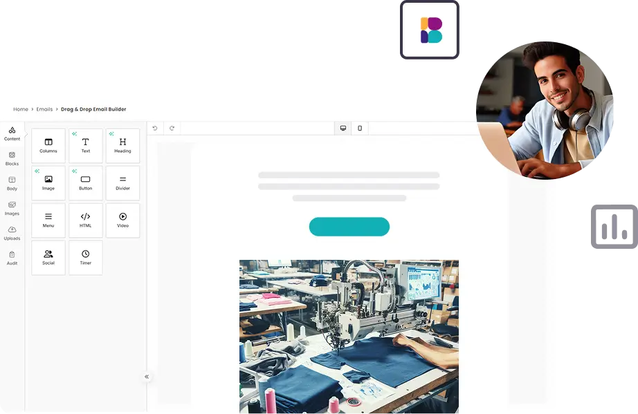 Professional email marketing platform