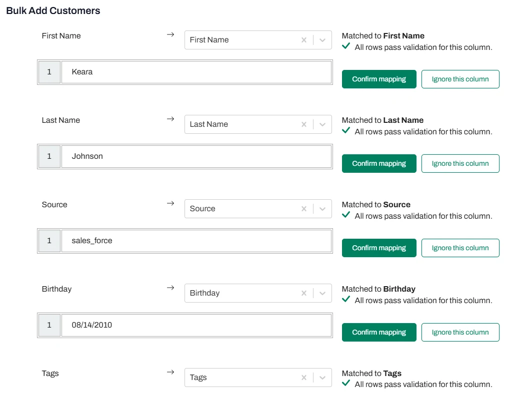 tinyEmail makes managing lists easier with AI-powered importing and segmentation, but lacks a full
                contact overview and individual profiles.: product interface