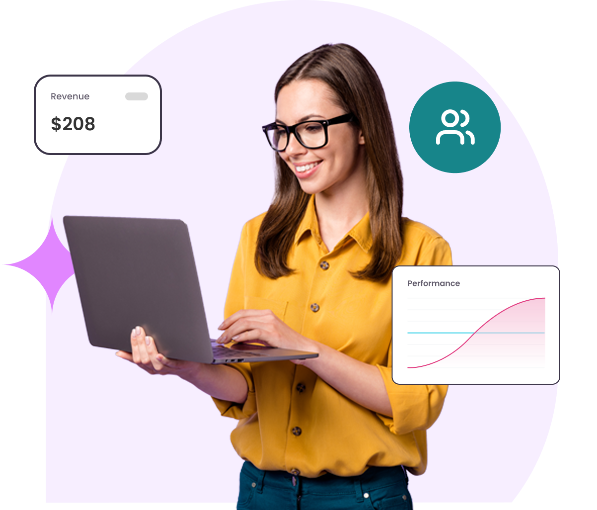 Affiliate marketer reviewing Benchmark Email commission growth