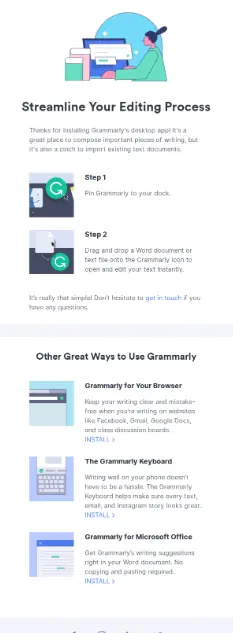 Grammarly | jrdhub | How to Write Welcome Emails That Turn Subscribers into Leads | https://jrdhub.com