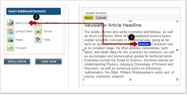 Create Links to Uploaded PDFs & Docs in Your Newsletters