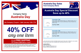Barrack for Australia Day Email Templates!