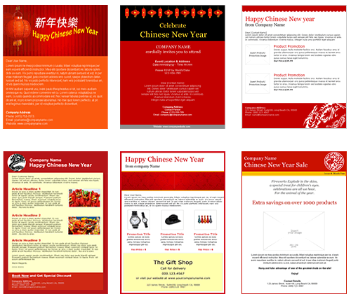Chinese New Year Email Templates for the Year of the Hare