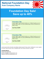 HTML Email Templates for Foundation Day – Benchmark Email