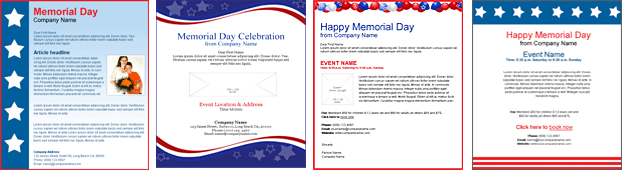 Memorial Day Templates Honor the Sacrifices of Our Military Personnel
