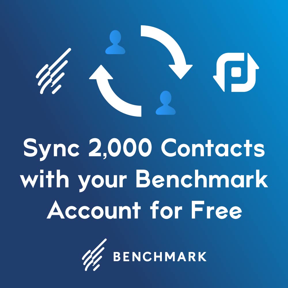 Sync 2,000 Contacts with your Benchmark Account for Free