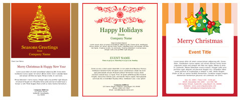 Benchmark Happy Holiday Templates