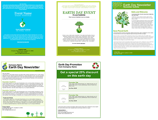 Email Templates - Earth Day Email Templates
