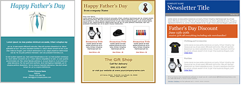 Email Templates - Father's Day Email Templates