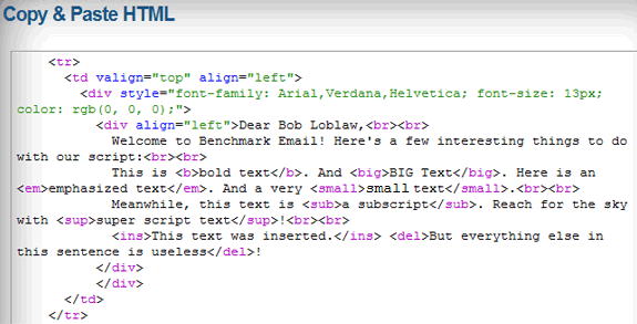 HTML Tips & Tricks #6 - Advanced Font Attributes - Benchmark Email