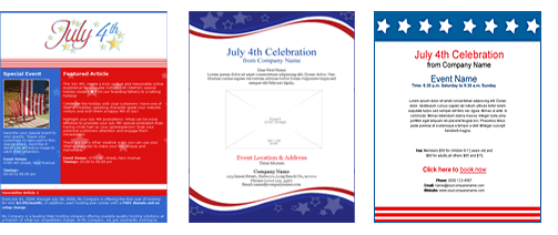 Email Templates - July 4th Templates
