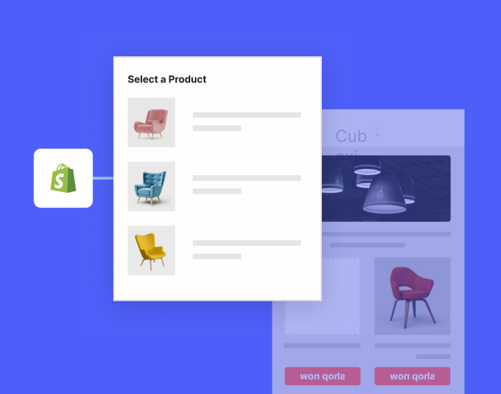 The product block email widget.